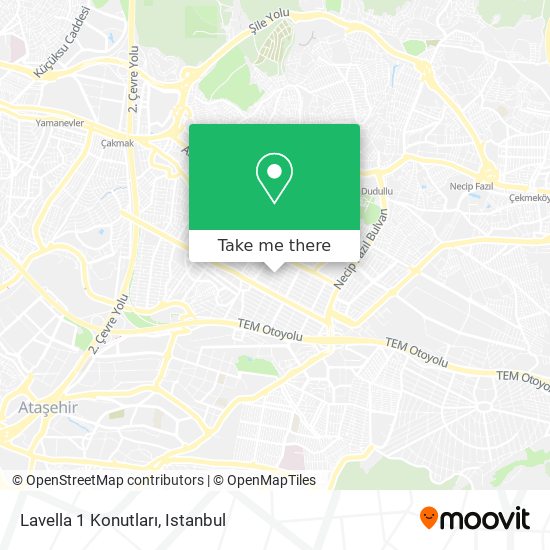 Lavella 1 Konutları map