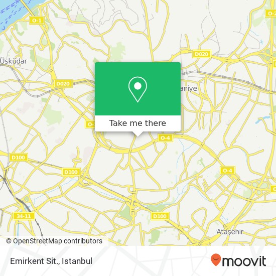 Emirkent Sit. map