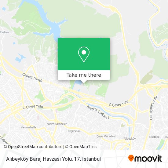 Alibeyköy Baraj Havzası Yolu, 17 map