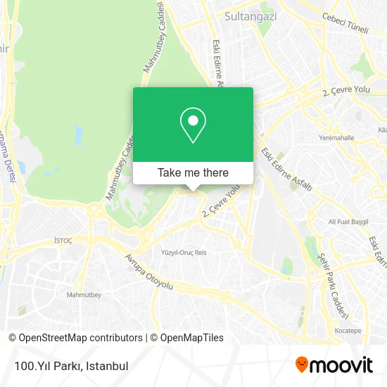 100.Yıl Parkı map