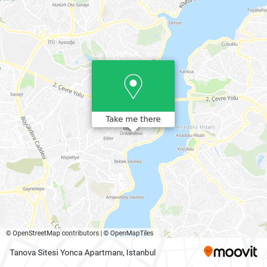 Tanova Sitesi Yonca Apartmanı map