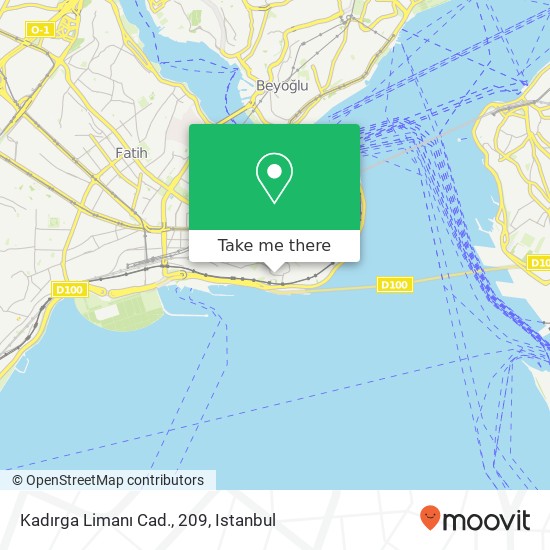 Kadırga Limanı Cad., 209 map