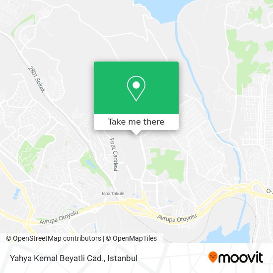 Yahya Kemal Beyatli Cad. map