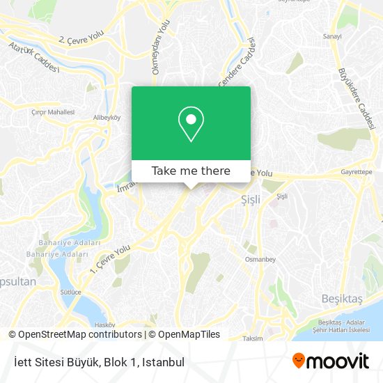 İett Sitesi Büyük, Blok 1 map