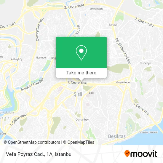 Vefa Poyraz Cad., 1A map