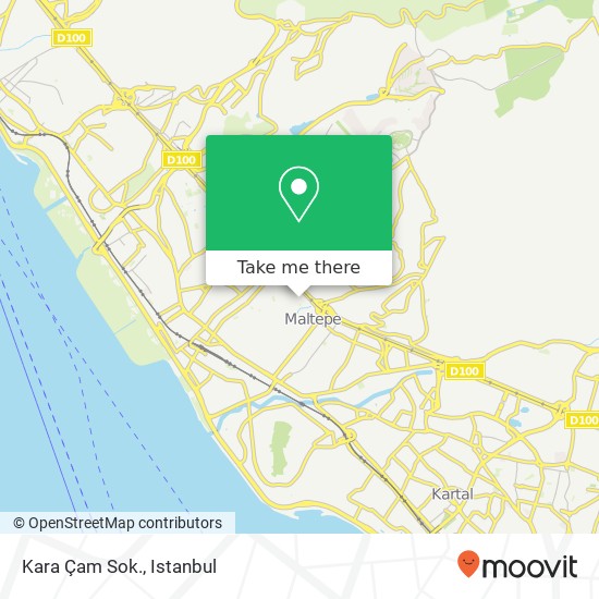 Kara Çam Sok. map