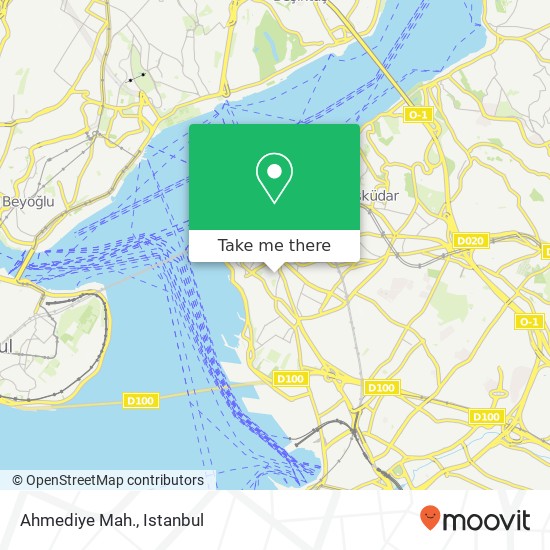 Ahmediye Mah. map