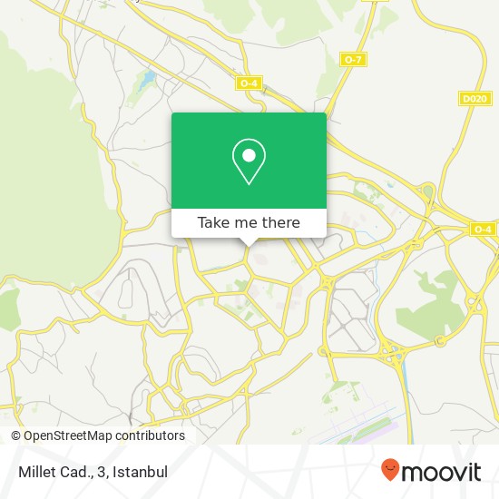 Millet Cad., 3 map
