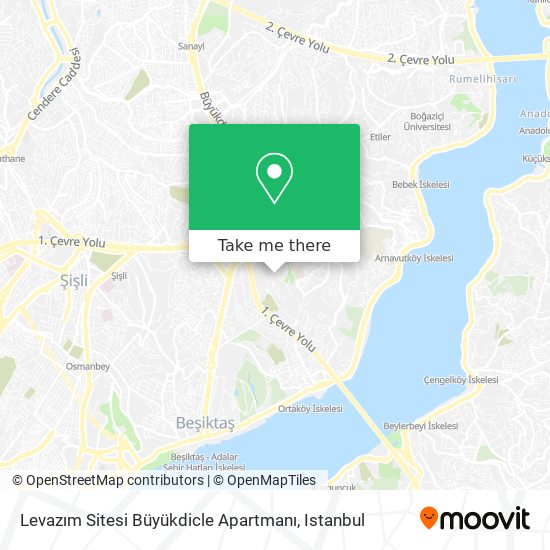 Levazım Sitesi Büyükdicle Apartmanı map