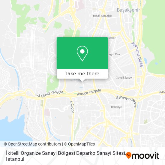 İkitelli Organize Sanayi Bölgesi Deparko Sanayi Sitesi map