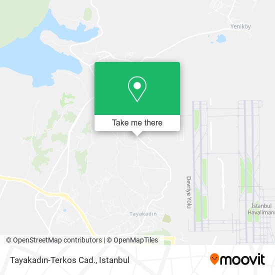 Tayakadın-Terkos Cad. map