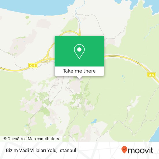 Bizim Vadi Villaları Yolu map