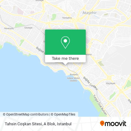 Tahsin Coşkan Sitesi, A Blok map