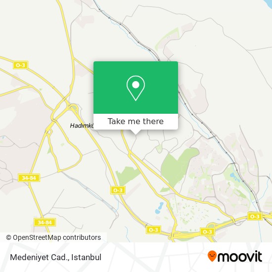 Medeniyet Cad. map