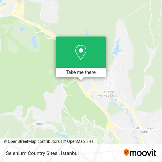 Selenium Country Sitesi map