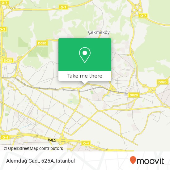 Alemdağ Cad., 525A map