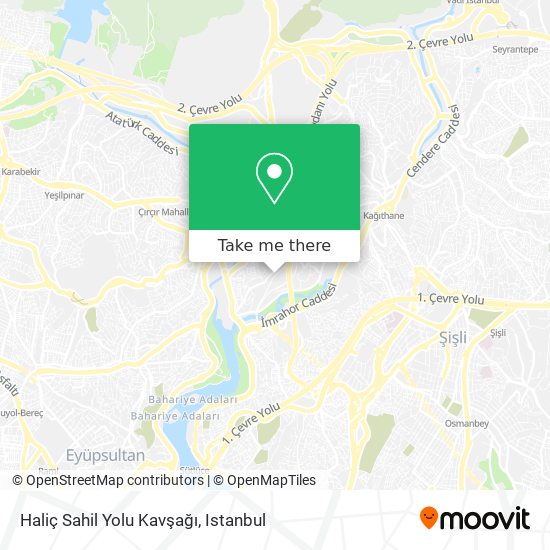 Haliç Sahil Yolu Kavşağı map