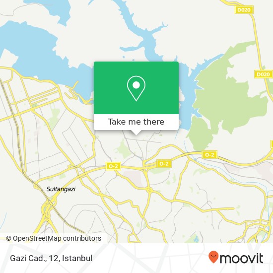 Gazi Cad., 12 map