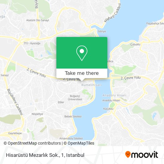 Hisarüstü Mezarlık Sok., 1 map