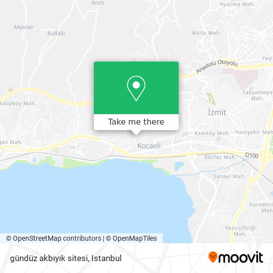 gündüz akbıyık sitesi map