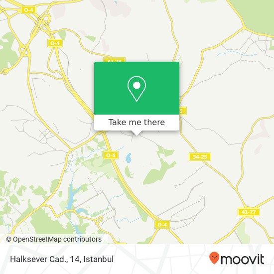 Halksever Cad., 14 map