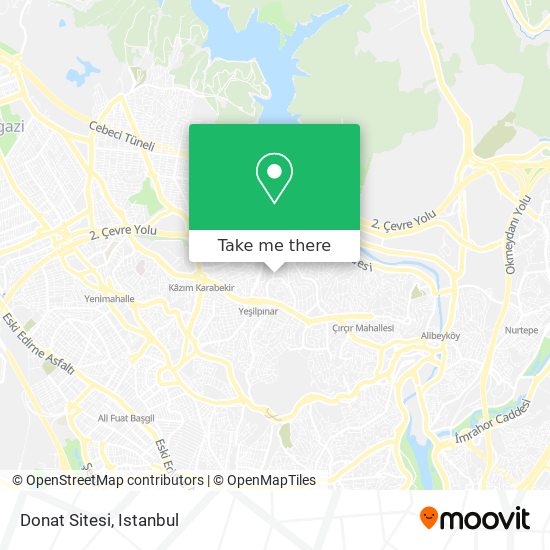 Donat Sitesi map