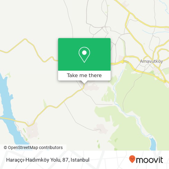 Haraççı-Hadımköy Yolu, 87 map