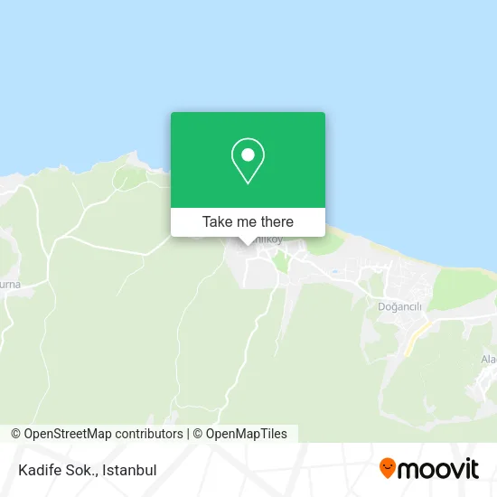 Kadife Sok. map