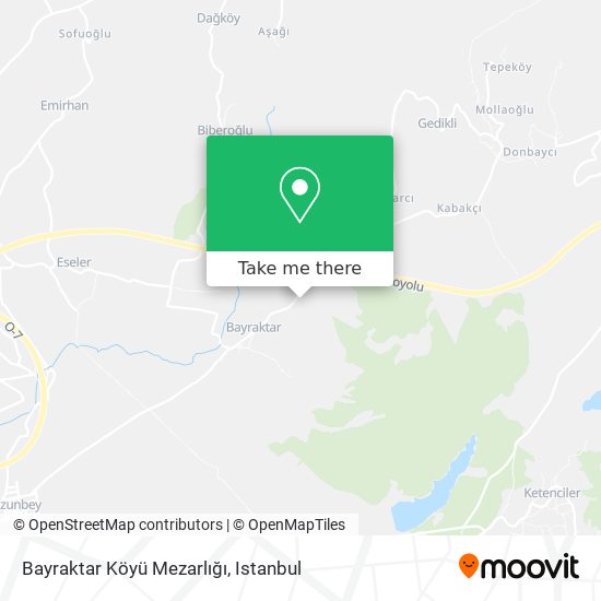 Bayraktar Köyü Mezarlığı map
