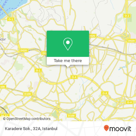 Karadere Sok., 32A map