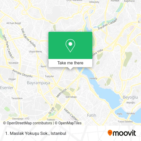 1. Maslak Yokuşu Sok. map