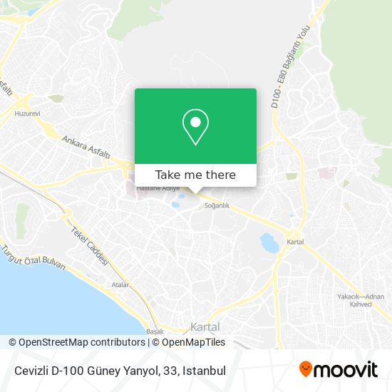 Cevizli D-100 Güney Yanyol, 33 map