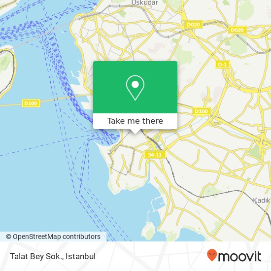 Talat Bey Sok. map