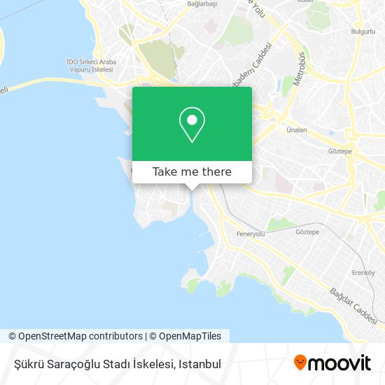 Şükrü Saraçoğlu Stadı İskelesi map