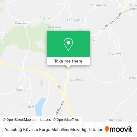 Yassıbağ Köyü La Karga Mahallesi Mezarlığı map