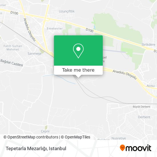 Tepetarla Mezarlığı map