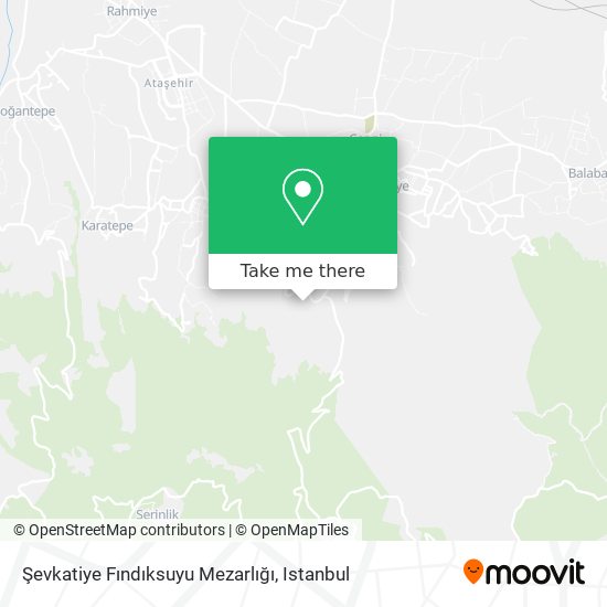 Şevkatiye Fındıksuyu Mezarlığı map