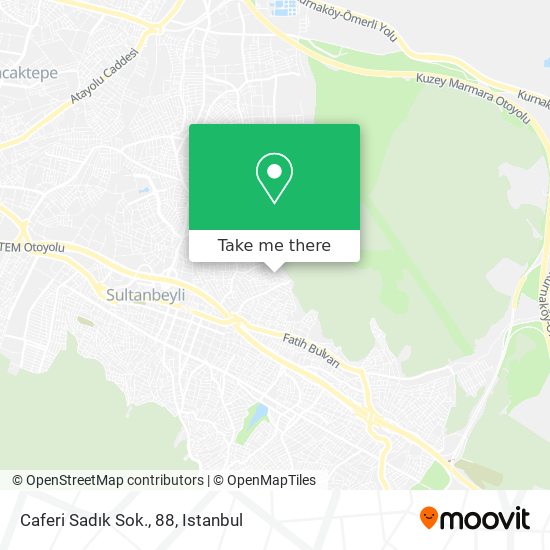 Caferi Sadık Sok., 88 map