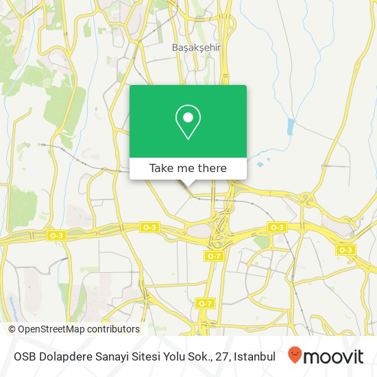 OSB Dolapdere Sanayi Sitesi Yolu Sok., 27 map