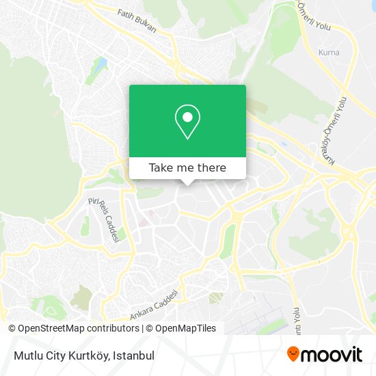 Mutlu City Kurtköy map