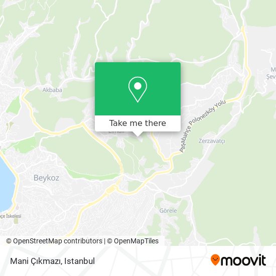 Mani Çıkmazı map