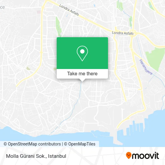 Molla Gürani Sok. map