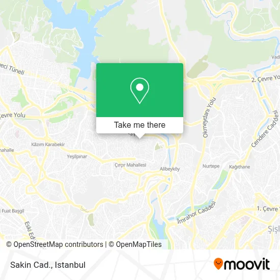 Sakin Cad. map