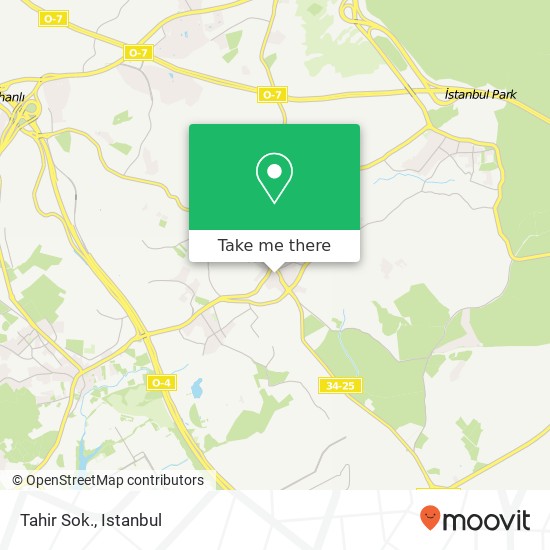 Tahir Sok. map