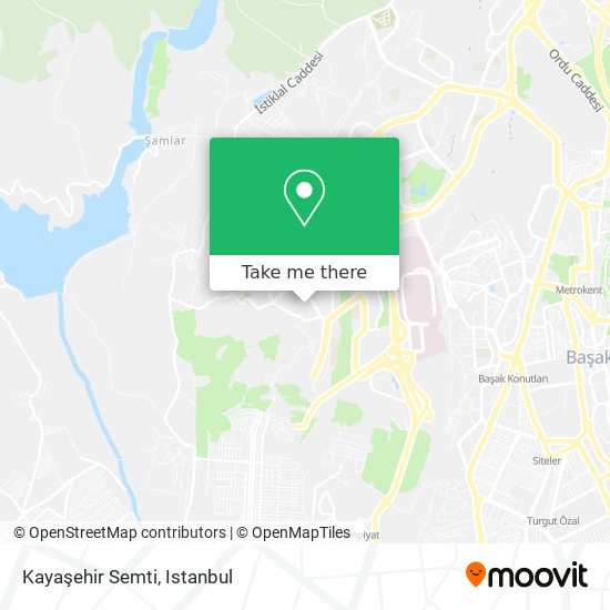 Kayaşehir Semti map