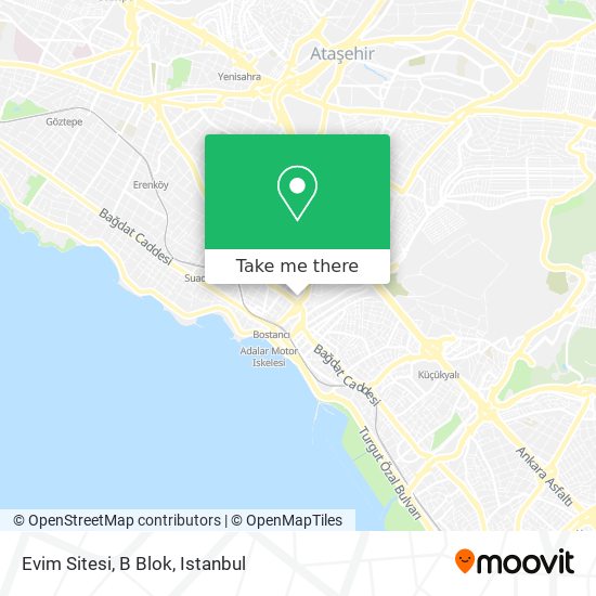 Evim Sitesi, B Blok map