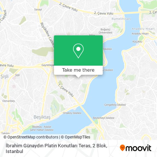 İbrahim Günaydın Platin Konutları Teras, 2 Blok map
