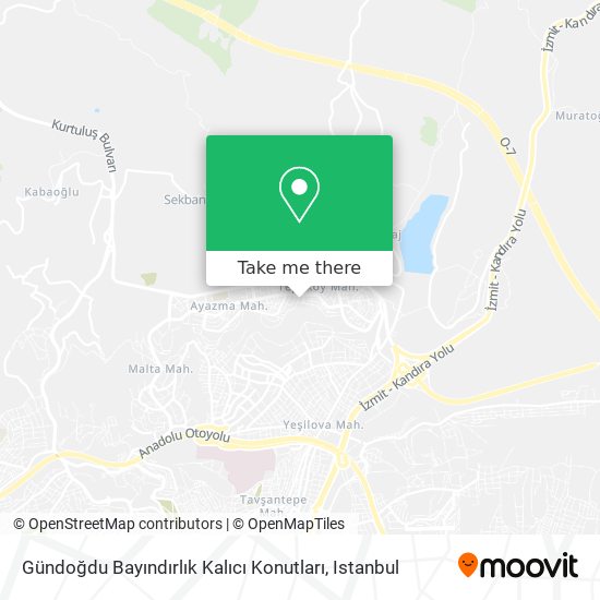 Gündoğdu Bayındırlık Kalıcı Konutları map