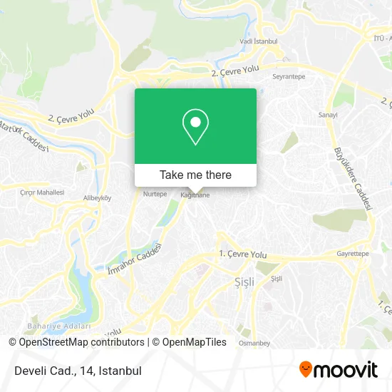 Develi Cad., 14 map