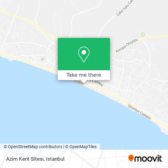 Azim Kent Sitesi map